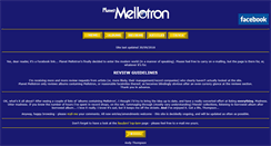 Desktop Screenshot of planetmellotron.com
